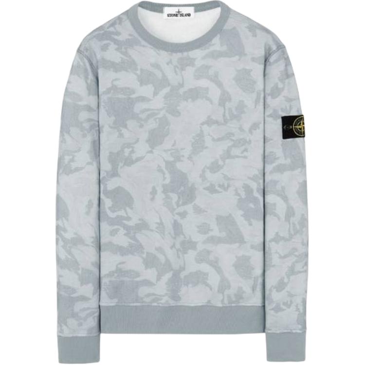 STONE ISLAND Свитшот мужской небесно-голубой Sky Blue