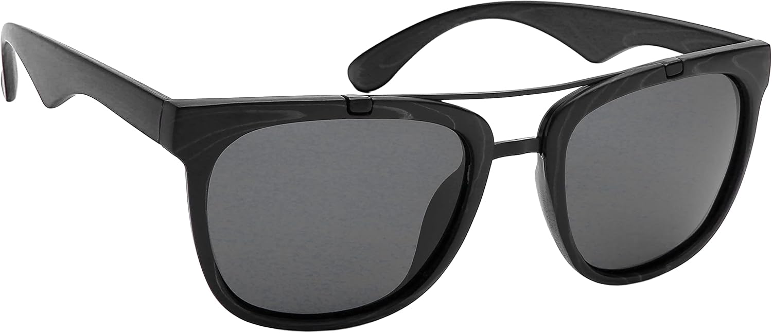 

Поляризованные солнцезащитные очки proSPORT «Авиатор» с металлическим креплением, для рыбалки, пляжа, лодки, с антибликовым покрытием, коричневые и серые, для мужчин и женщин, Bungalow - Smoke With Black Frame