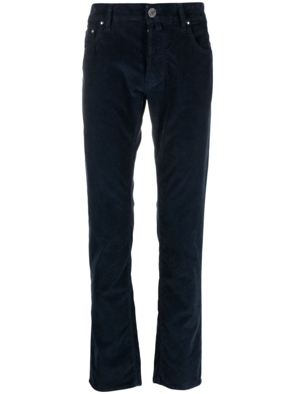 

Jacob Cohën mid-rise straight-leg trousers, синий