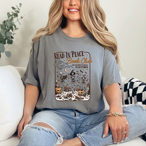 

Read in peace book club - футболка с эффектом garment dyed Simply Sage Market, Grey, Серый, Read in peace book club - футболка с эффектом garment dyed Simply Sage Market, Grey