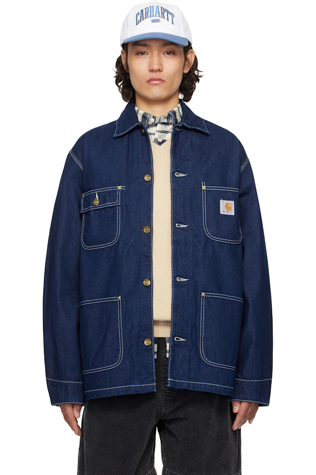 

Ог хоре джинсовая куртка Carhartt Work In Progress, синий