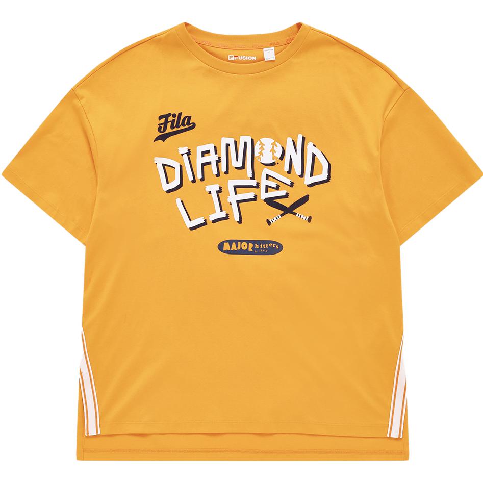 

Футболка BASEBALL Series женская Heat Orange FILA FUSION, оранжевый