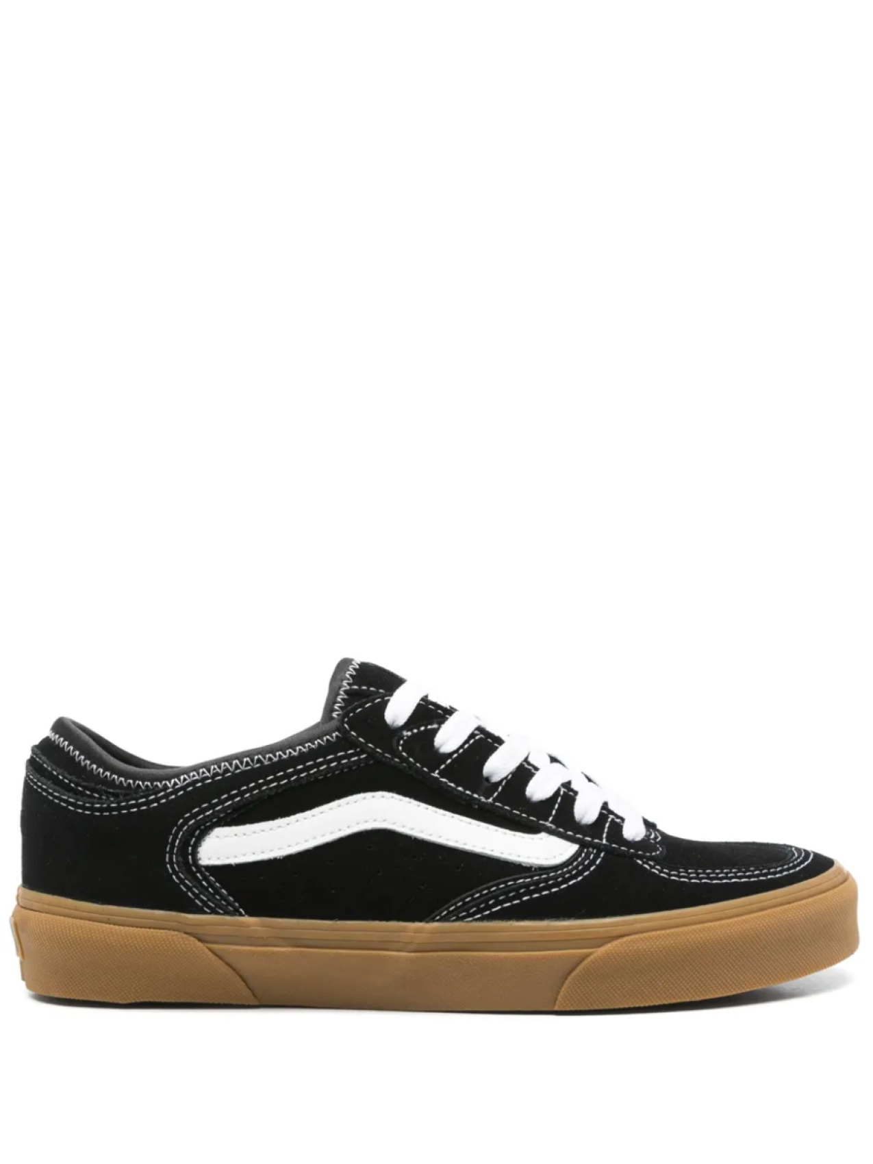 Кроссовки с контрастной строчкой Vans, черный