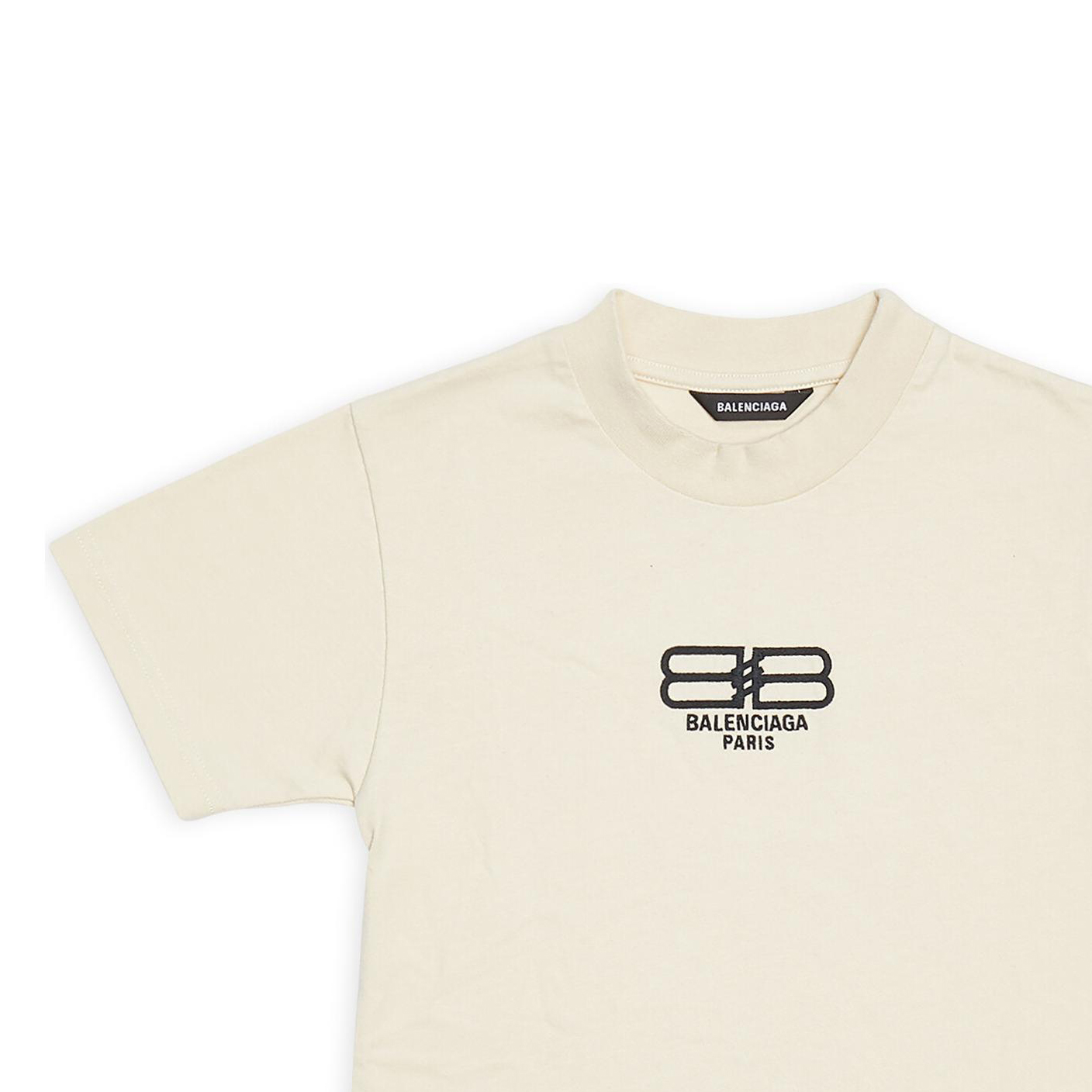 Футболка FW22 Regular Fit Ecru детская Balenciaga — фото 4