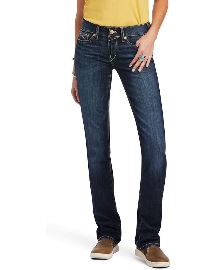 

Джинсы Ariat R.E.A.L. Mid-Rise Octavia Straight, цвет Burbank