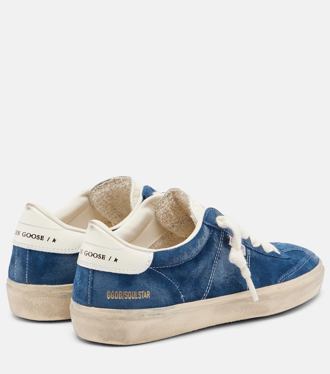 Кроссовки Soul Star из замши Golden Goose, Blue/Milk — фото 2