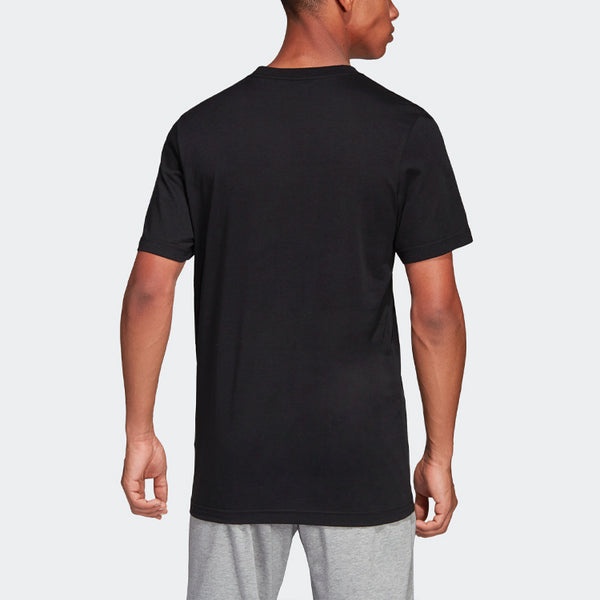 Футболка e lin brush t sports round neck short sleeve black Adidas, черный — фото 4