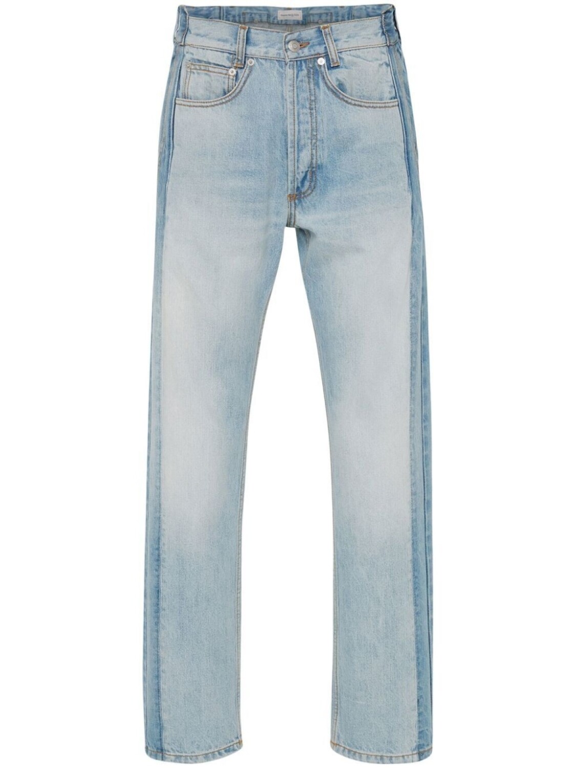 

Alexander McQueen прямые джинсы Worker Patched, синий