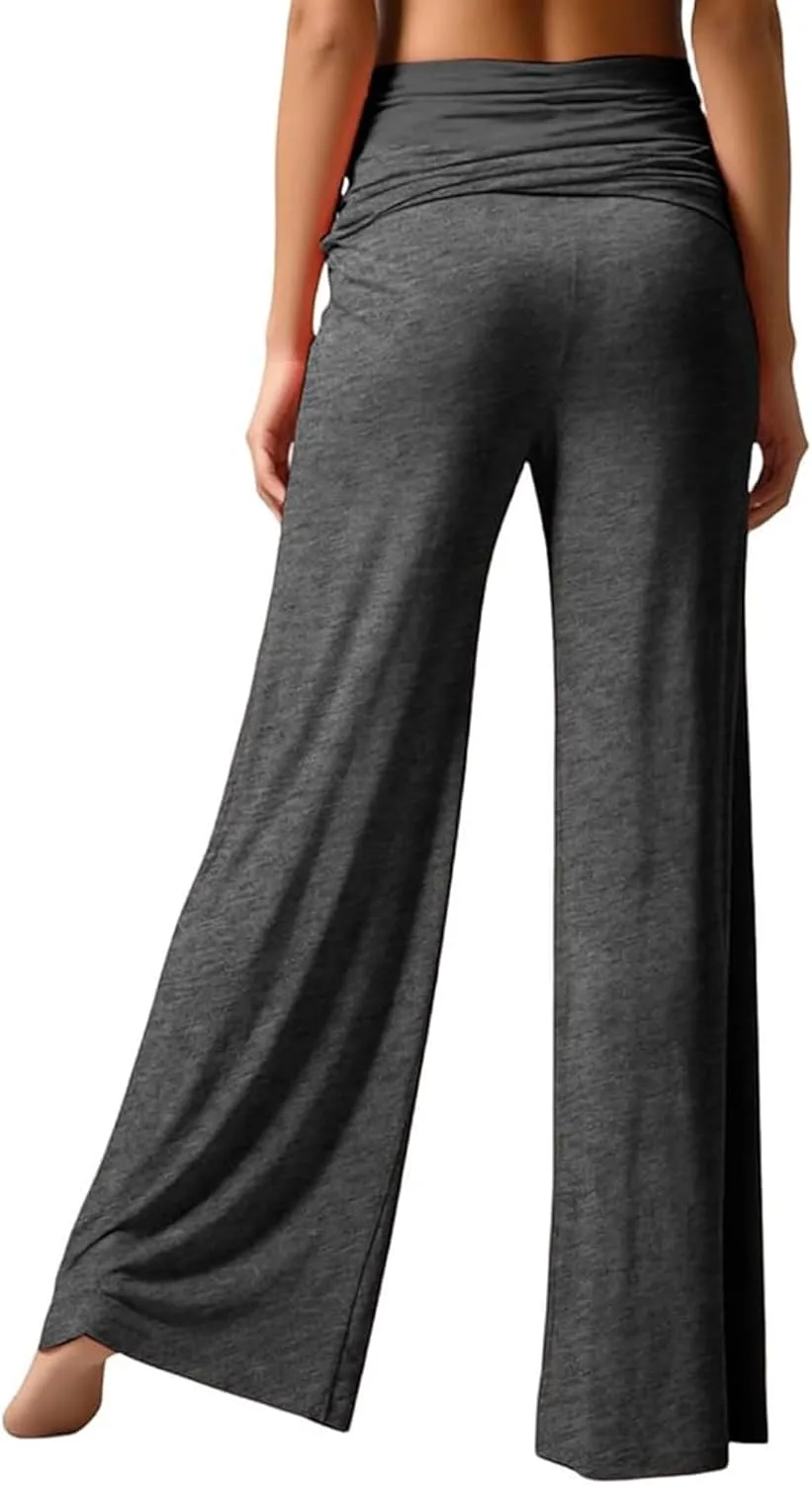Coral Fold Over Yoga Pants для женщин — фото 4