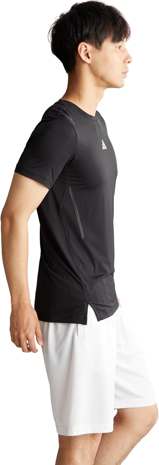 Мужская футболка с коротким рукавом Cool Feel JTF00 Adidas, черный — фото 4