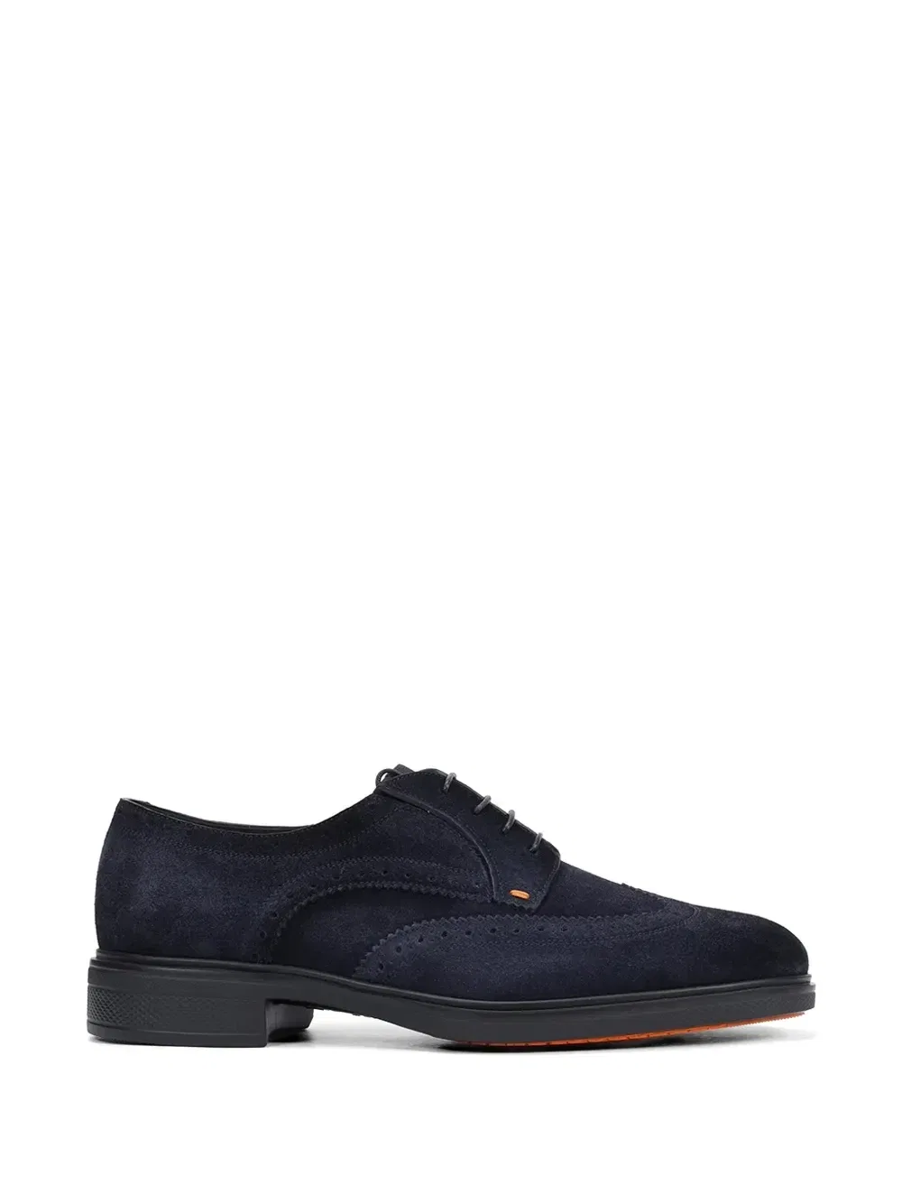 Кожаные туфли дерби Santoni, синий