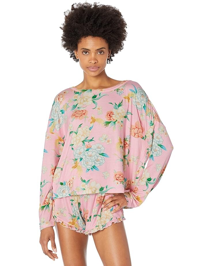 

Пижамный комплект Plush Ultra Soft Floral Pajama Set, цвет Pink Multi