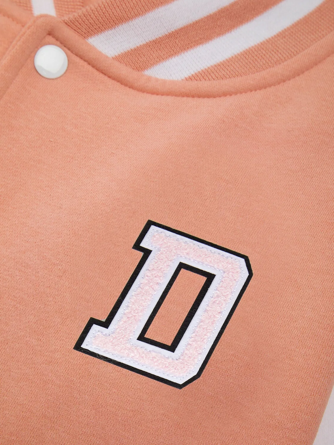 Куртка Varsity с буквой Alphabet, бежевый — фото 2