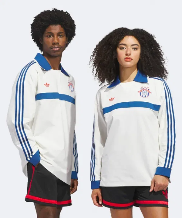 Футболка поло регби, белая, Adidas