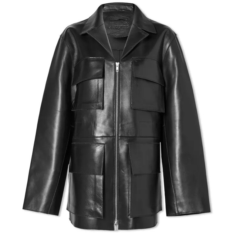 

Куртка Stand Studio Rumi Leather, черный