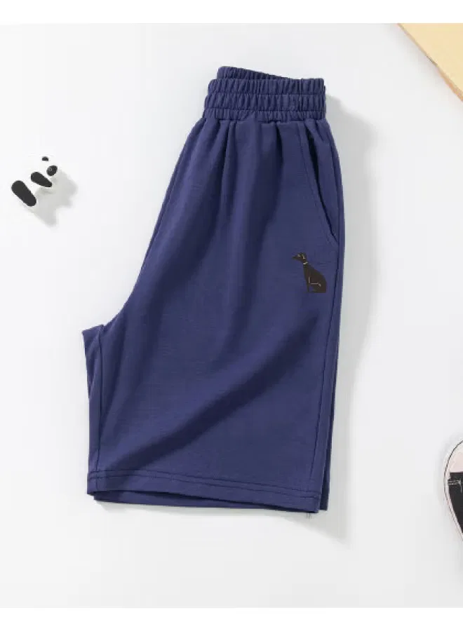 Шорты с принтом щенка для мальчиков Jeanswest, королевский синий