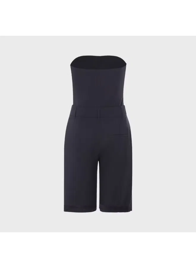 Комбинезон-шорты с принтом Zara, темно-синий — фото 3