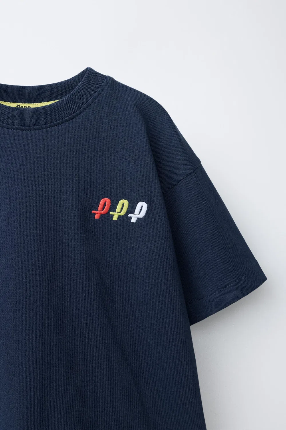 Футболка с принтом PENN ZARA, Navy Blue — фото 3