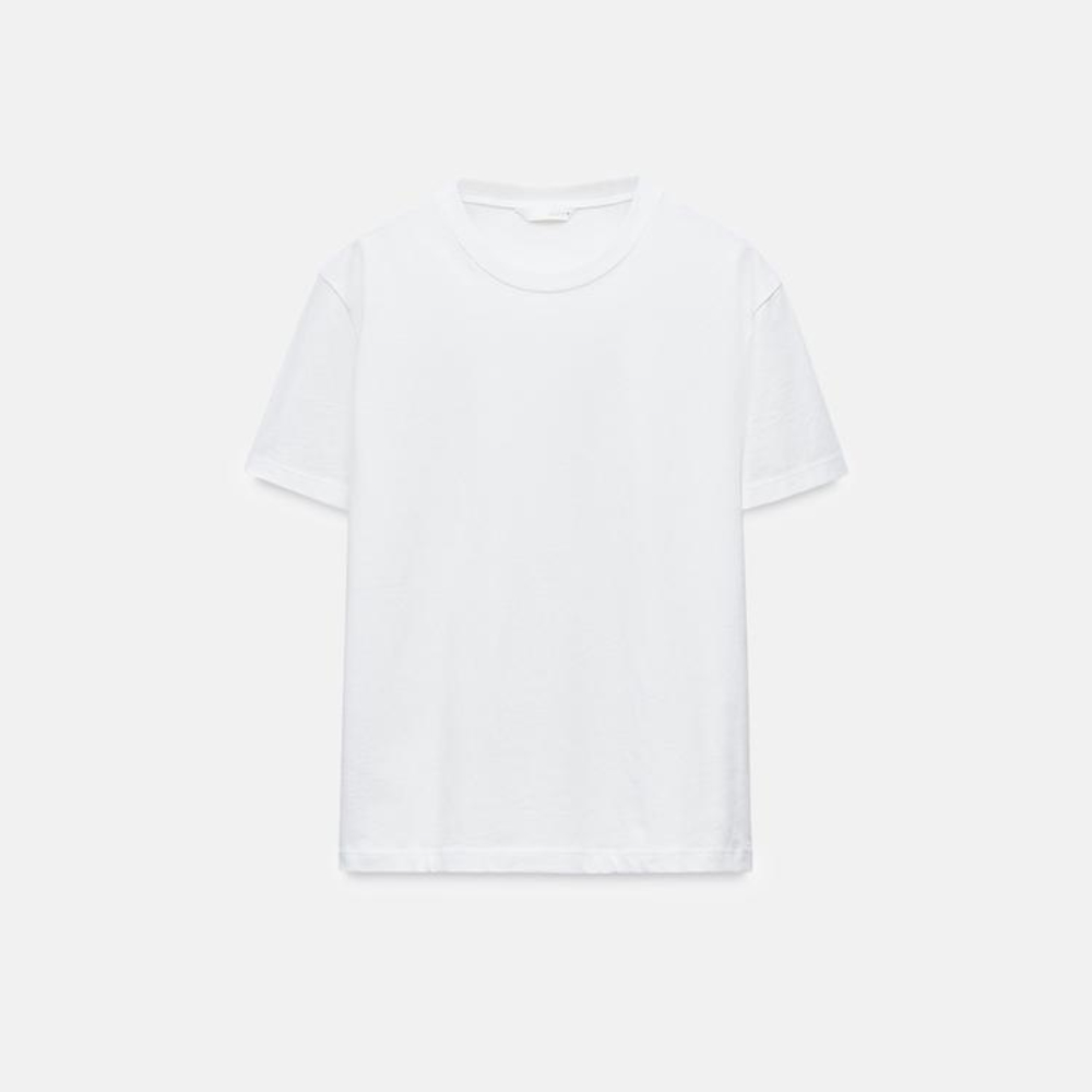 

Футболка Zara Basic Cotton, белый