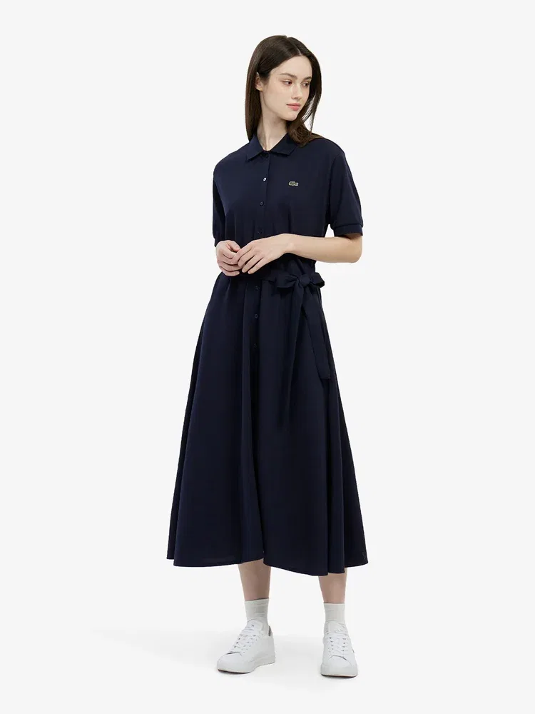 Платье LACOSTE Navy приталенное A-силуэта — фото 4