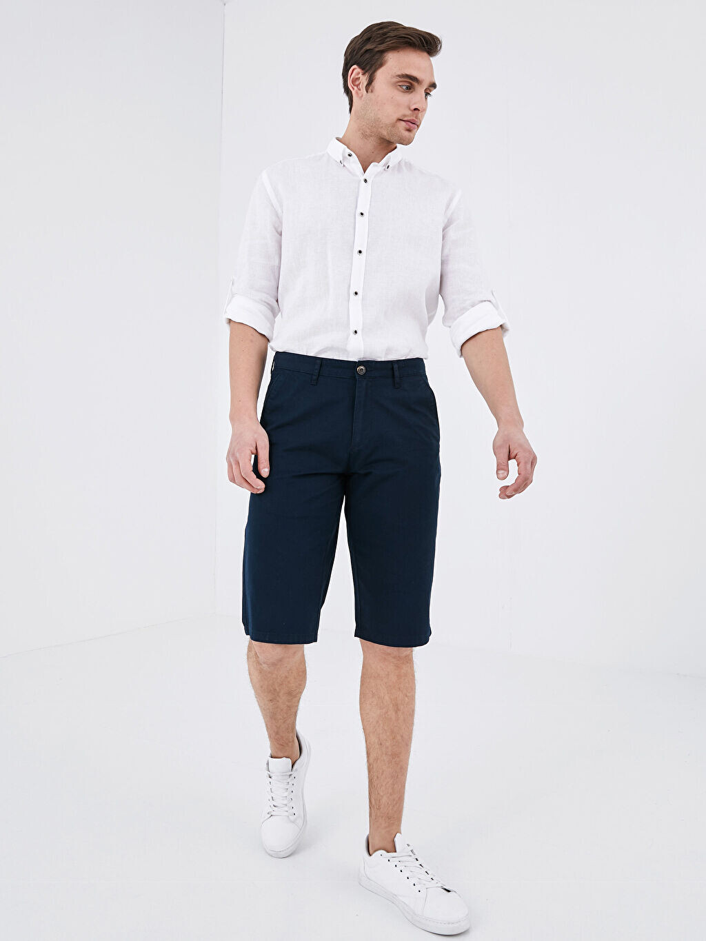 

Габардиновые шорты Standard Mold LC Waikiki Basic