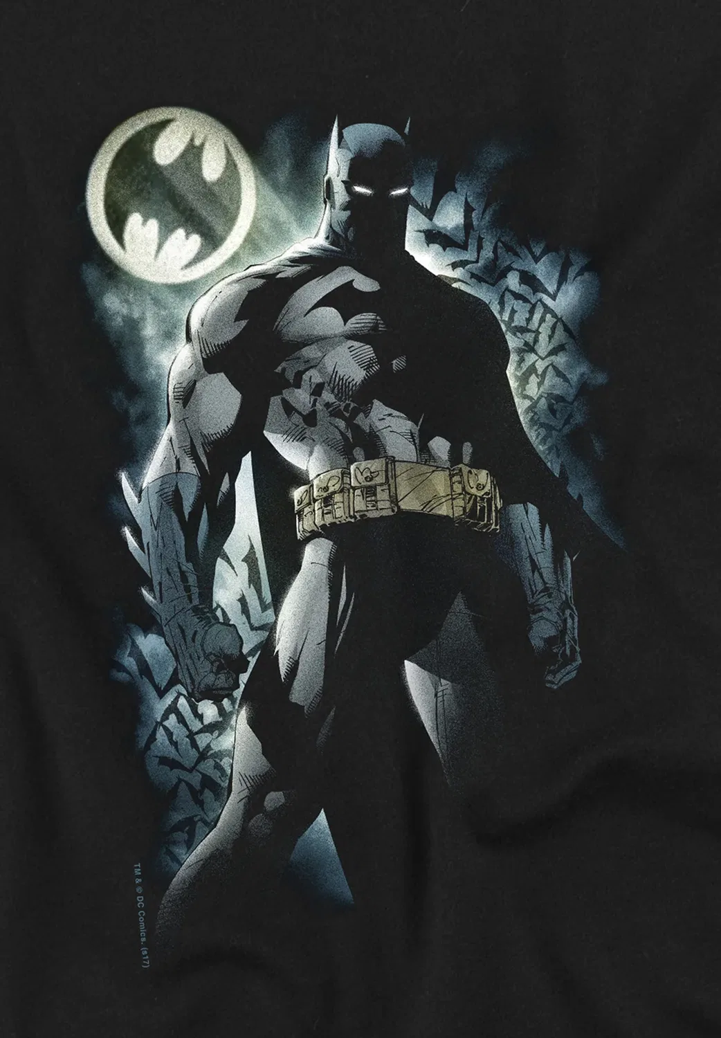 Футболка унисекс с принтом "Бэтмен-рыцарь" Dc Comics - Batman, Black — фото 3