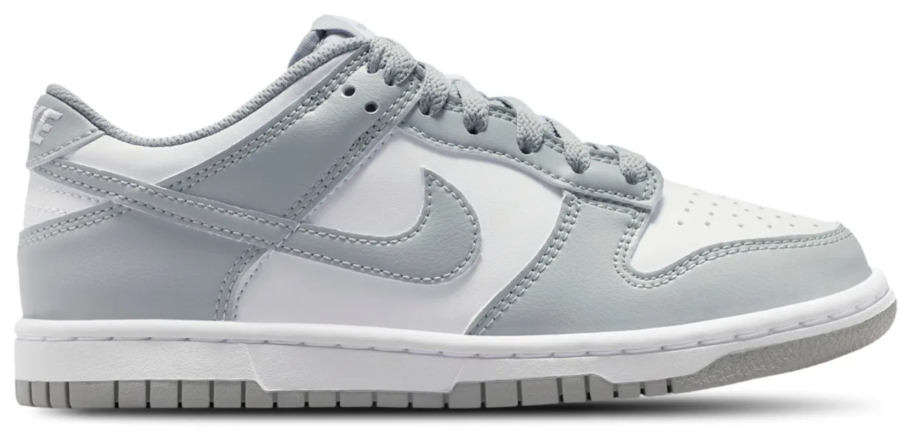 Кроссовки для мальчиков Dunk Low N Nike, цвет White/Smoke Grey