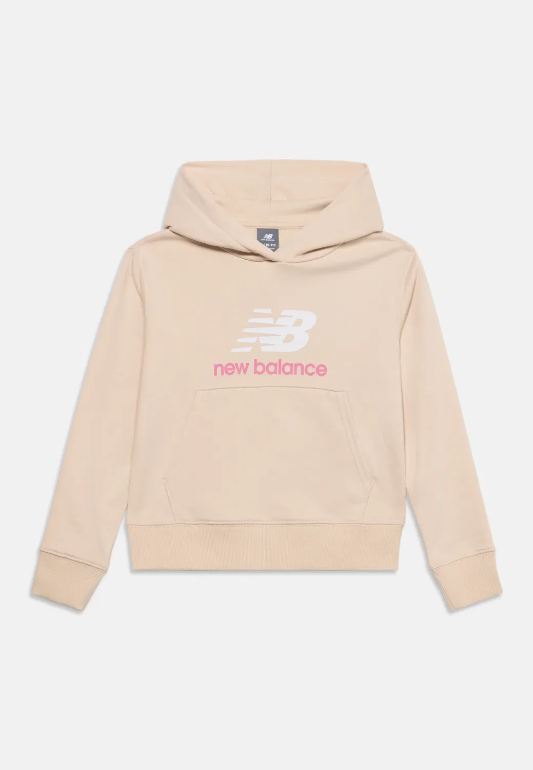 Худи с логотипом Stacked - худи New Balance, Bisque — фото 3
