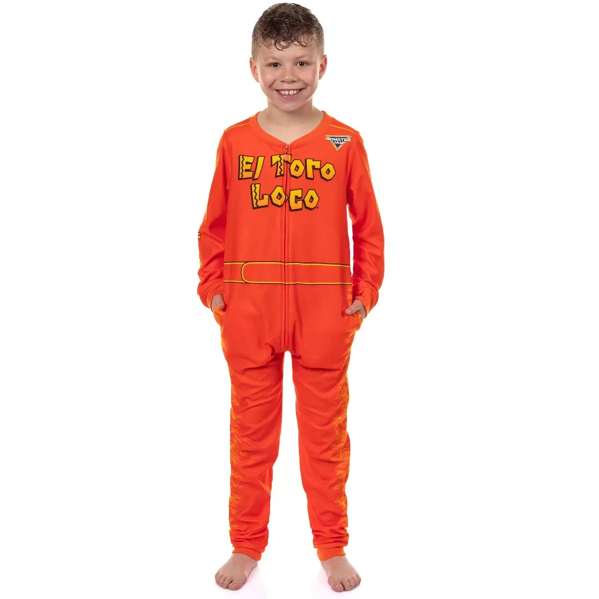 Детский комбинезон-пижама для мальчиков с принтом El Toro Loco INTIMO, Orange