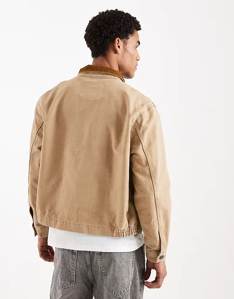 Джинсовая куртка Levi's Castro Worker светло-коричневый — фото 3