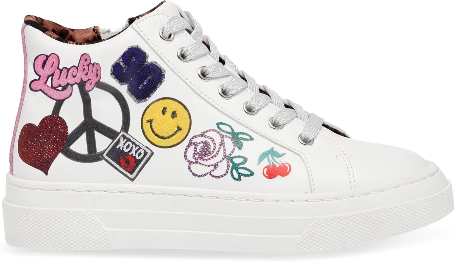 Детские кроссовки для девочек Beta Steve Madden, White Multi — фото 3