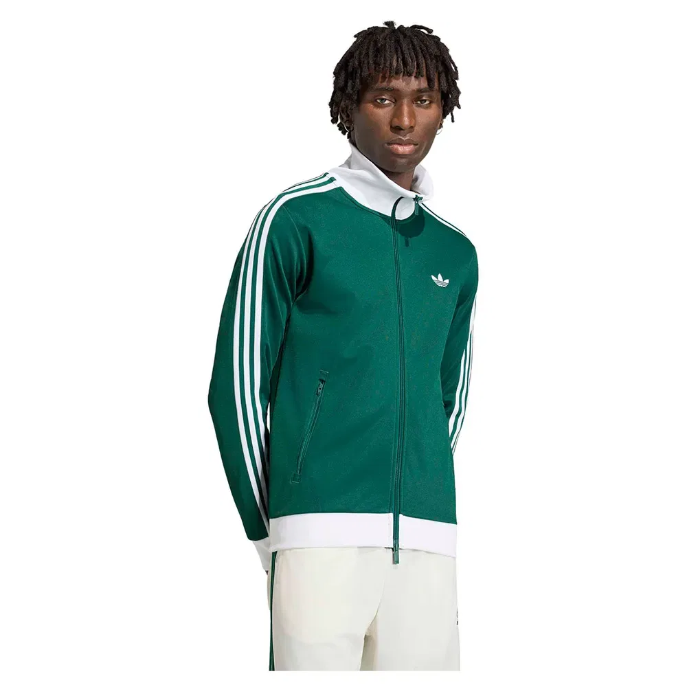 Комплект из кофты на молнии Adidas Originals Classic, зеленый