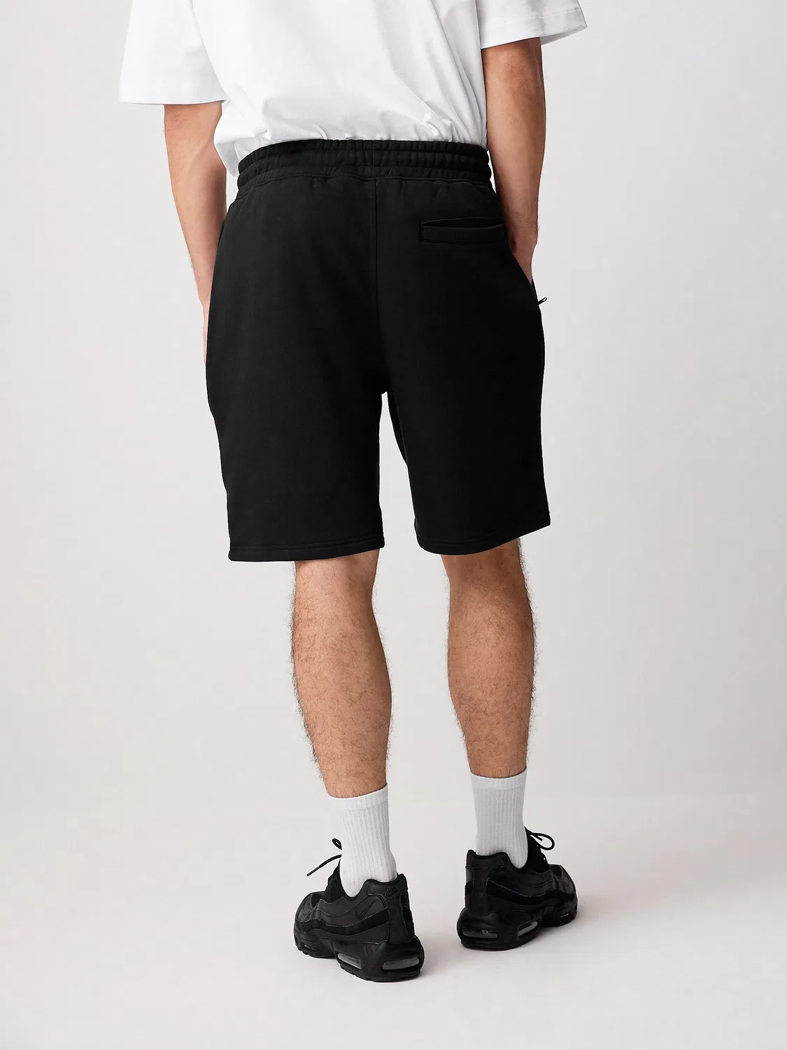 Шорты классические, Brushed Jersey Next, черный — фото 4