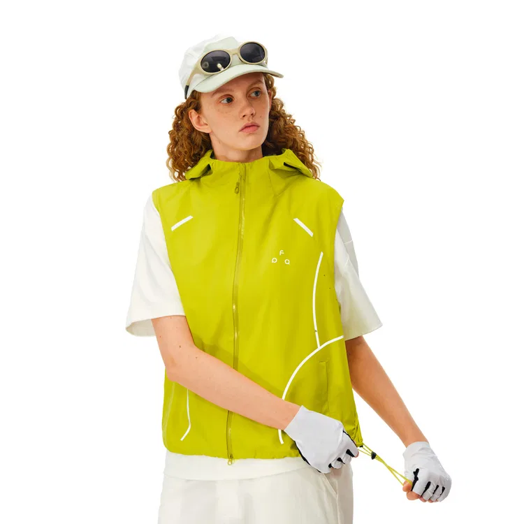 Детский жилет с капюшоном Urban Techwear FPA, Yellow