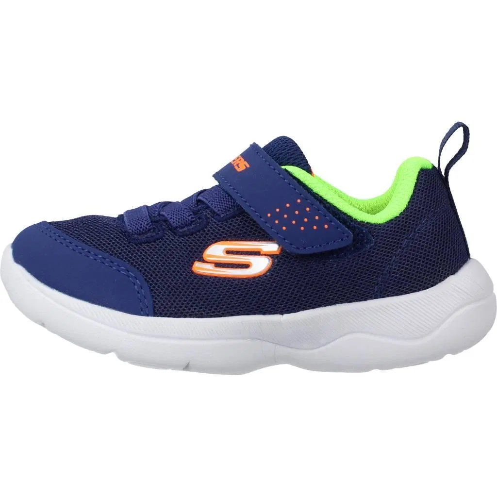 Детские кроссовки с принтом Skech-Stepz 2.0-Mini Wanderer Skechers, Dunkelblau Grun — фото 2