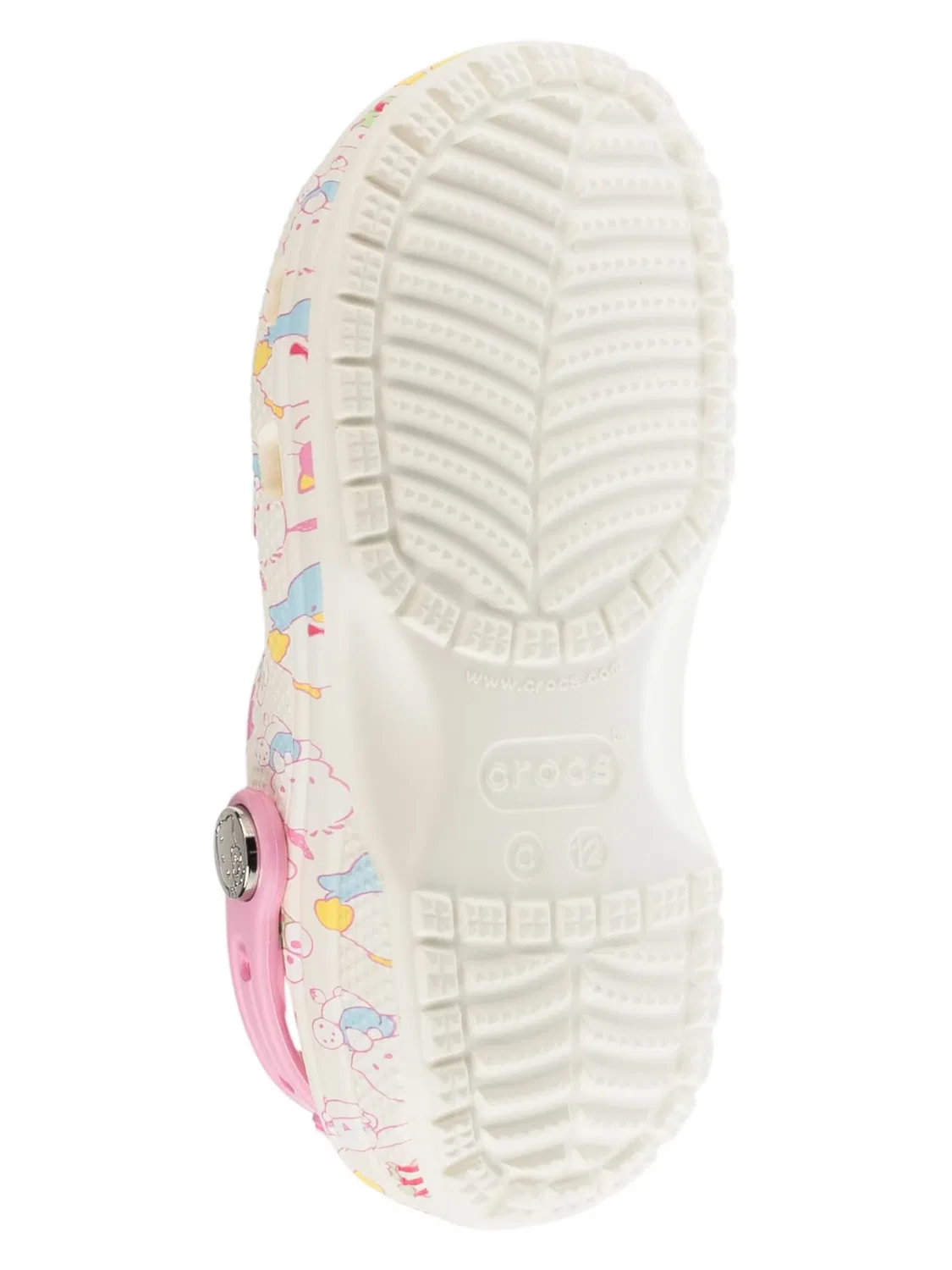 Сандалии Crocs Classic Hello Kitty Clog K белого цвета — фото 3