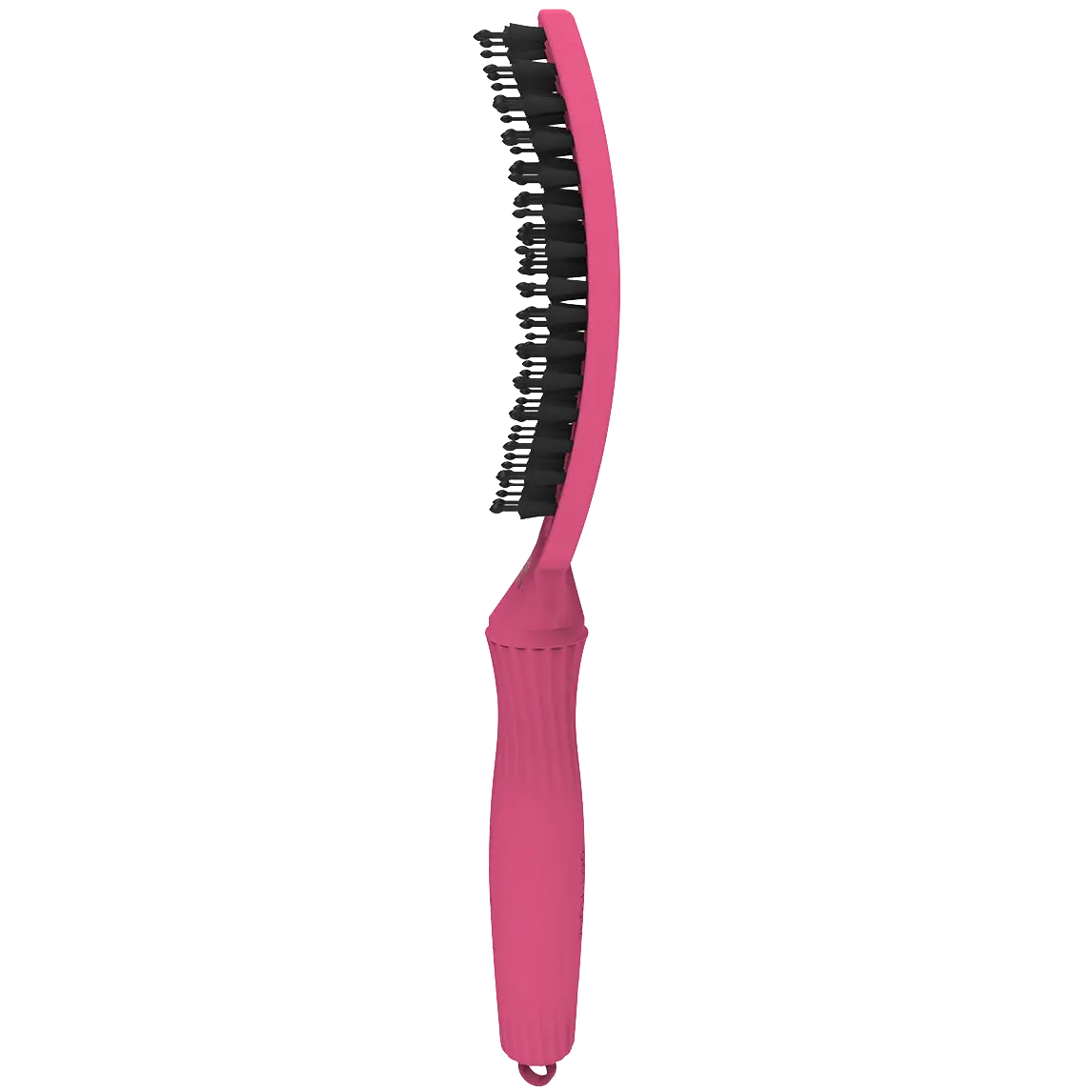 Olivia Garden Fingerbrush AMOUR средняя ярко-розовая расческа, 1 шт. — фото 3