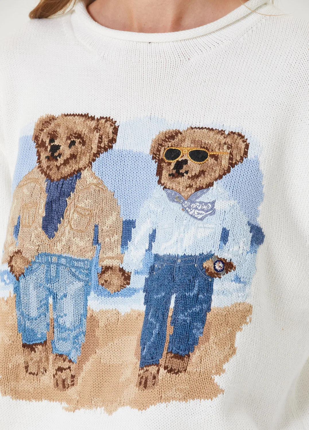 Джемпер Polo Ralph Lauren, белый — фото 4