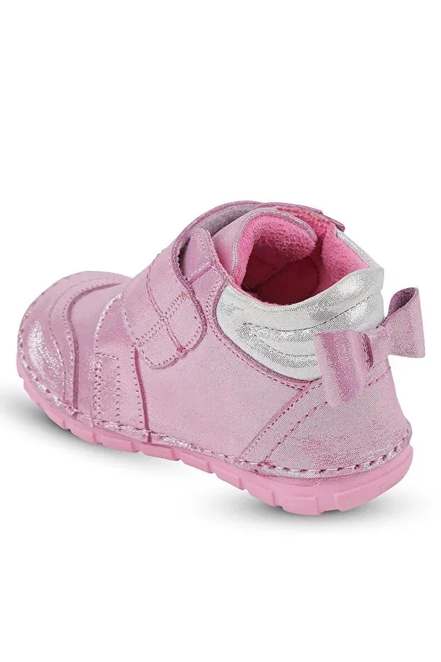 Детские ортопедические ботинки для девочек из натуральной кожи Kaptan Junior, Pink — фото 3