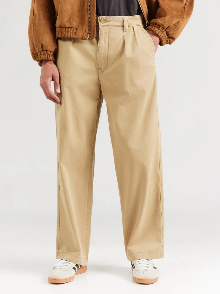 Джинсы LEVI'S Baggy Jeans 'XX Chino Baggy Pleated' светло-коричневого цвета — фото 2