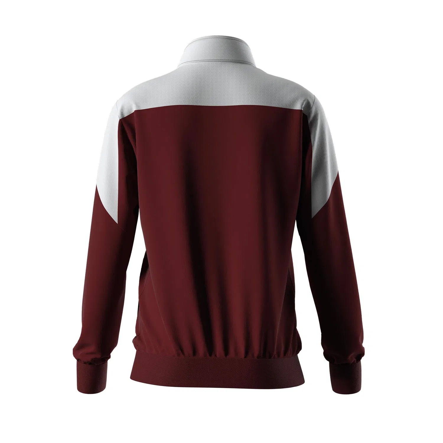 Детская куртка из футера с длинным рукавом Errea Bea Jacke Jr, Braun Weiss — фото 3