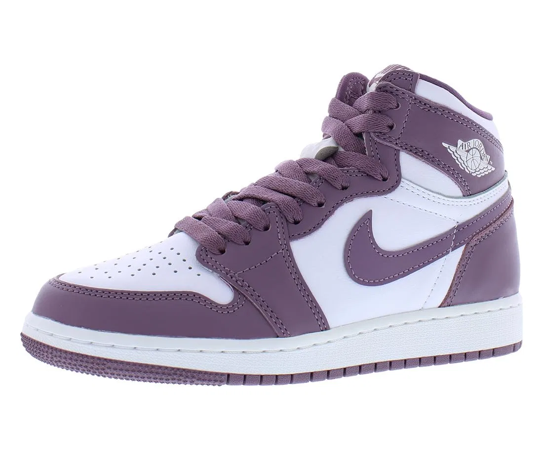 Детские кроссовки для мальчиков Nike Air Jordan 1 Retro High OG Spider-Man Across The Spider-Verse, Sky White Mauve