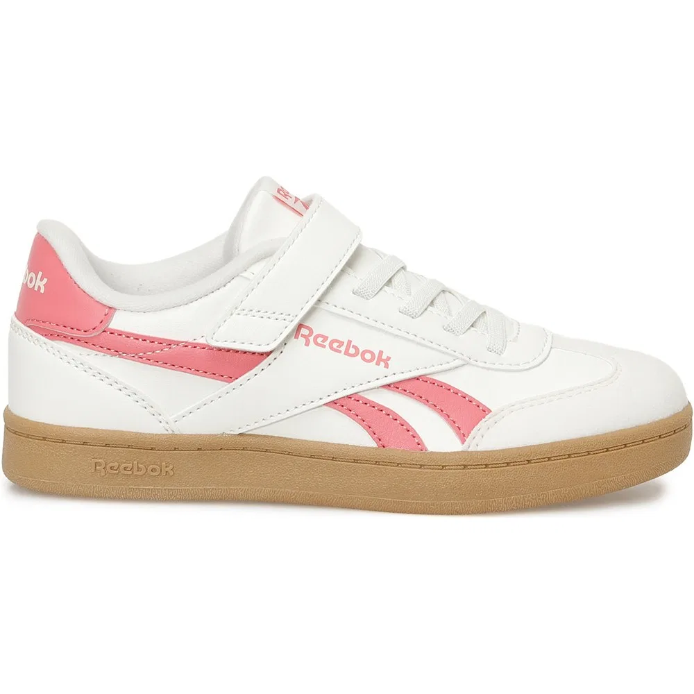 Кроссовки детские Reebok Smash Edge Elastıc для девочек, на эластичных шнурках, светло-бежевые