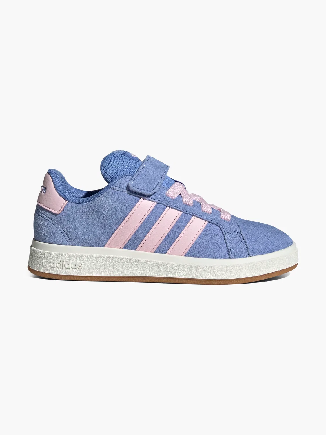 Детские кроссовки с эластичной шнуровкой Adidas Grand Court 00S EL C, синий
