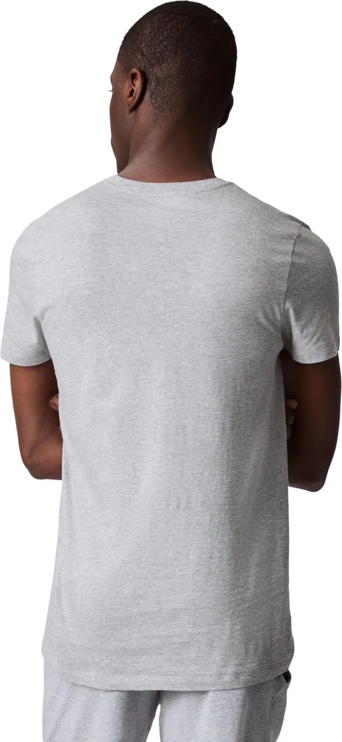 Мужская футболка с коротким рукавом из хлопка Calvin Klein, Multicoloured (Black/White/Grey Heather) — фото 2
