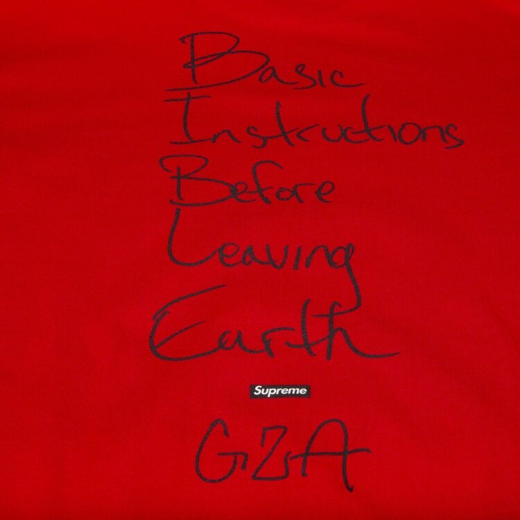 Футболка Supreme Liquid Swords T-Shirt 'Red', красный — фото 4