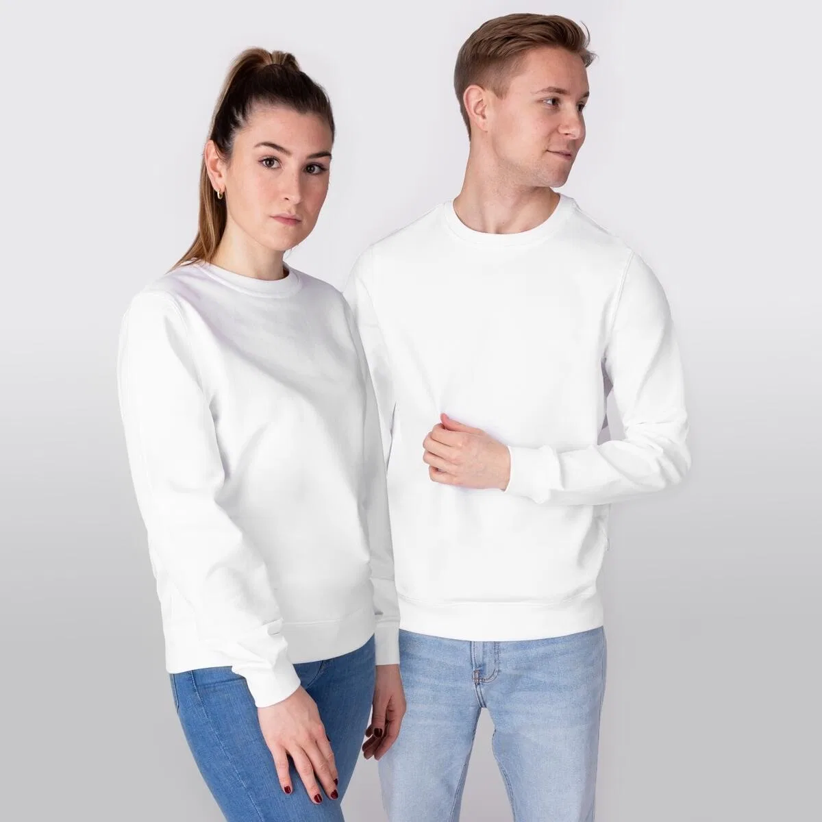 Детский свитшот Doubletex Jako, Weiss — фото 4