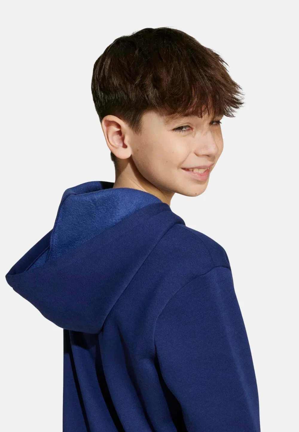 Sudadera typo canguro con capucha сезонные предметы первой необходимости унисекс - толстовка с капюшоном Adidas Performance, Azul Oscuro — фото 4