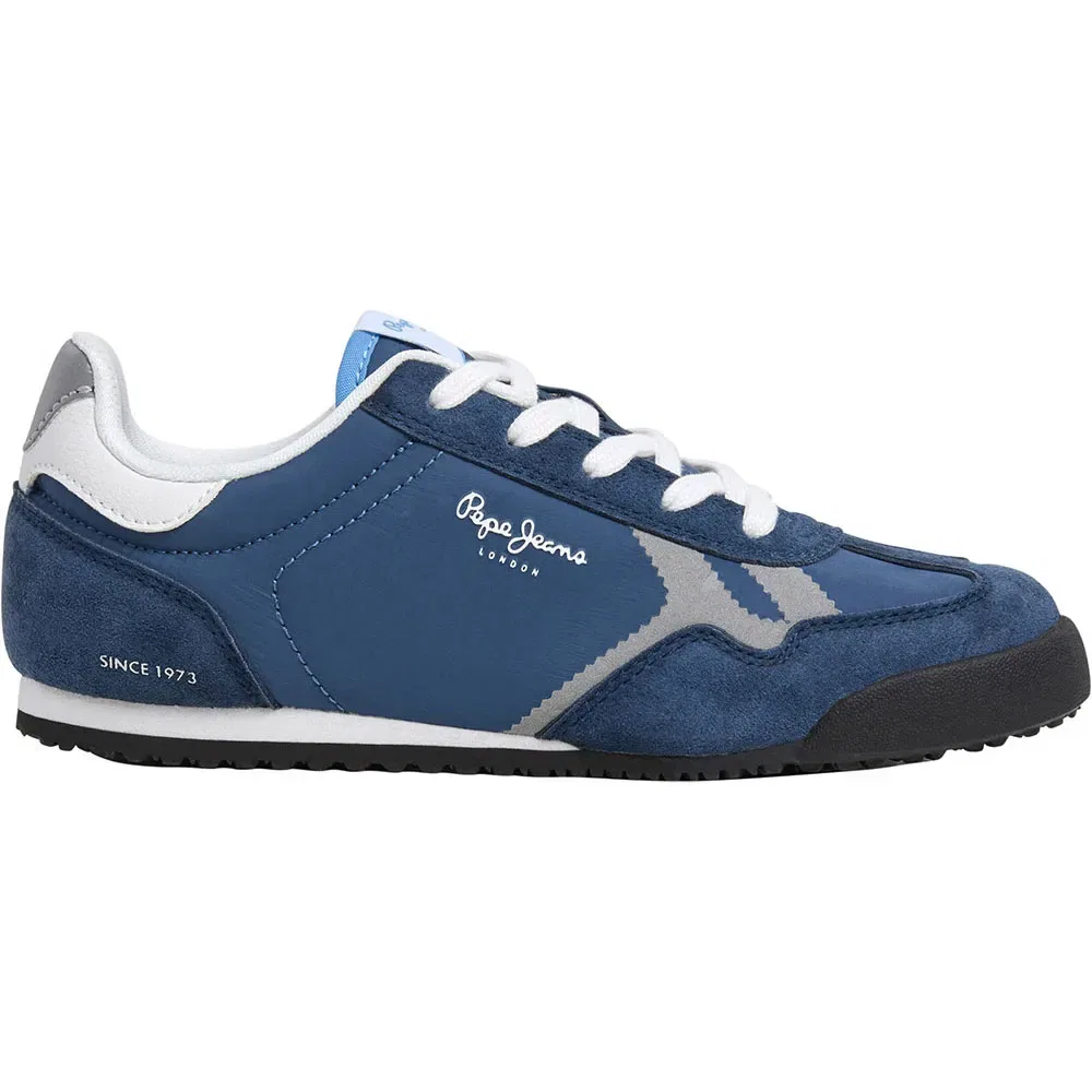 Детские кроссовки для мальчиков с контрастной вставкой Vinnie Class Pepe jeans, Blue