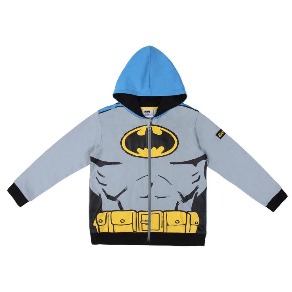 Детское худи с принтом Batman Batman, Grau